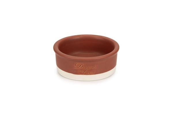 Beeztees DBL Kedi Mama Su Kabı, Seramik, Mat Kiremit, 12cm, 300ml - Image 1