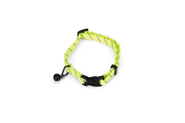Beeztees Kedi Boyun Tasması, Zilli, Sarı, 24,5-33cm - Image 1