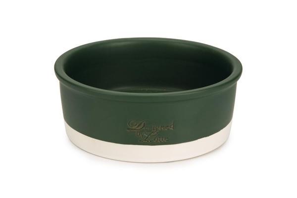 Beeztees DBL Köpek Mama Su Kabı, Seramik, Mat Yeşil, 20cm, 700ml - Image 1