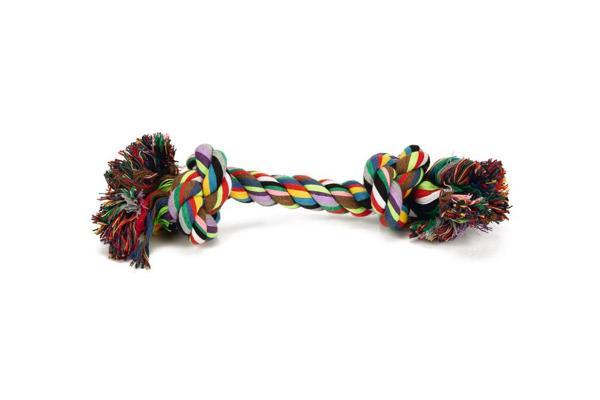 Beeztees Köpek Oyuncağı, Çift Düğümlü Diş İpi, Pamuk İplerden, 38x8x8cm, 300gr - Image 1