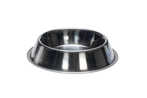 Beeztees Köpek Mama Su Kabı, Paslanmaz Çelik, Kaymaz, 22cm, 1,6L - Image 1