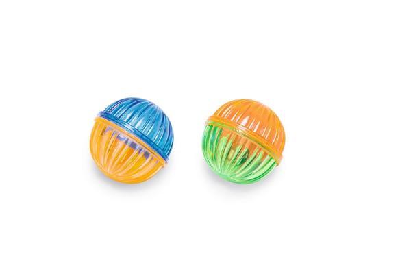 Beeztees Kedi Oyuncağı, Sesli Top, 2 Adet, 4cm - Image 1