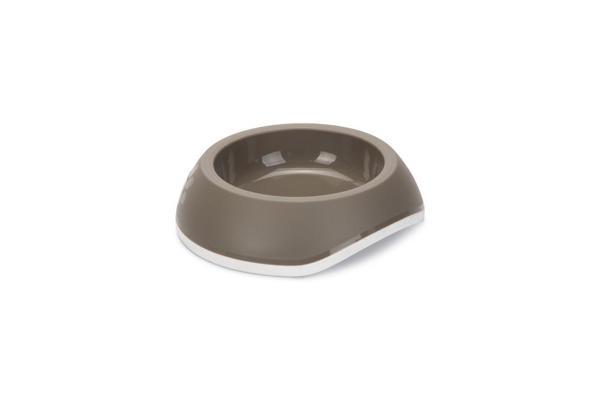 Beeztees Kedi Mama Su Kabı, Premium, Plastik, Bej/Gri, 15cm - Image 1