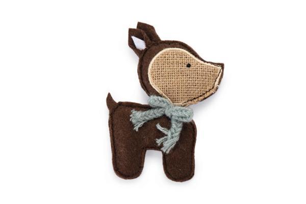 Beeztees Kedi Oyuncağı, Küçük Geyik, Kediotlu, Kahverengi, 10x7x2cm - Image 1