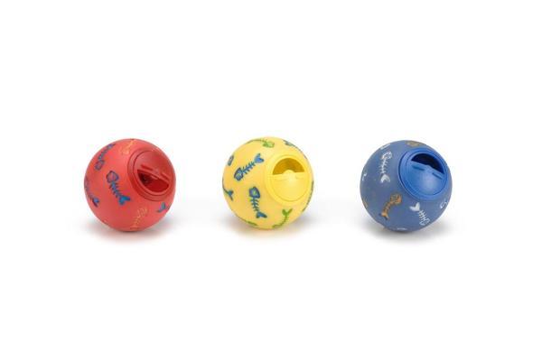 Beeztees Kedi Oyuncağı, Oyun ve Ödül Topu, Çeşitli Renklerde, 8cm - Image 1