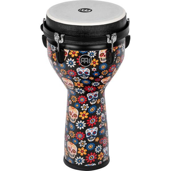 Meinl Jumbo Series 10" Synthetic Djembe (Day Of The Dead) - Image 1