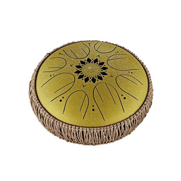 Meinl Sonic Energy 10" Medium Octave Steel Tongue Drum (C Major, 8 Notes, 432 Hz, Gold) - Image 1