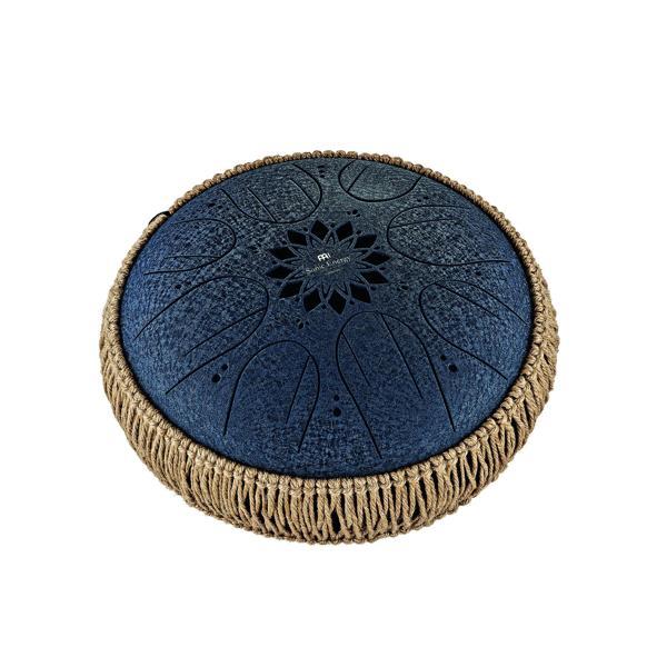 Meinl Sonic Energy 10" Medium Octave Steel Tongue Drum (C Minor, 8 Notes, 432 Hz, Navy Blue) - Image 1