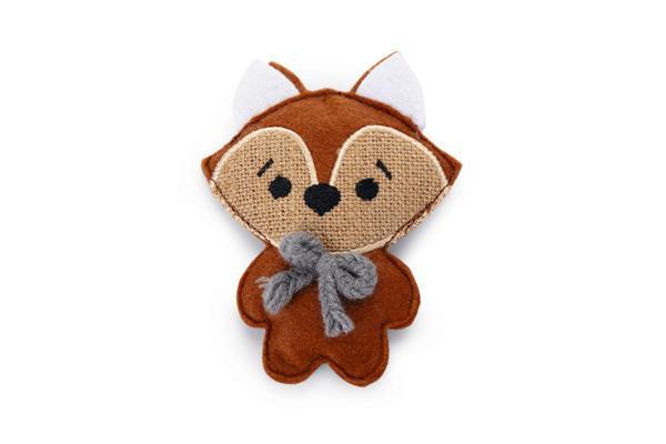 Beeztees Kedi Oyuncağı, Tilki, Kediotlu, Kırmızı, 11x9cm - Image 1