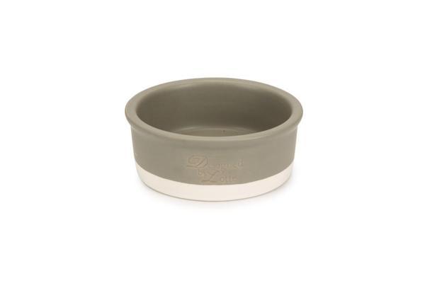 Beeztees DBL Köpek Mama Su Kabı, Seramik, Mat Gri, 13cm, 160ml - Image 1