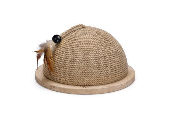 Beeztees DBL Kedi Tırmalama ve Oyuncağı, 34,5x34,5x18cm - Image 1