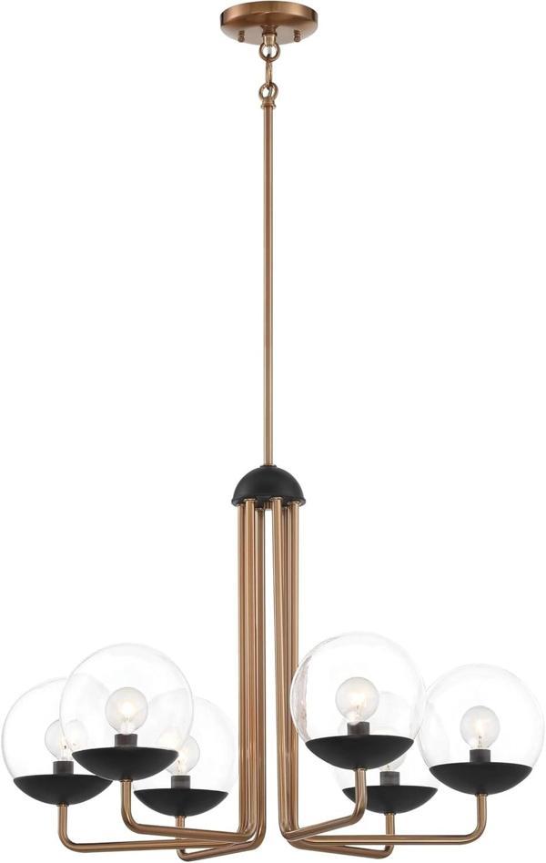 Outer 6'lü Bronz Sarkıt Avize - Image 1