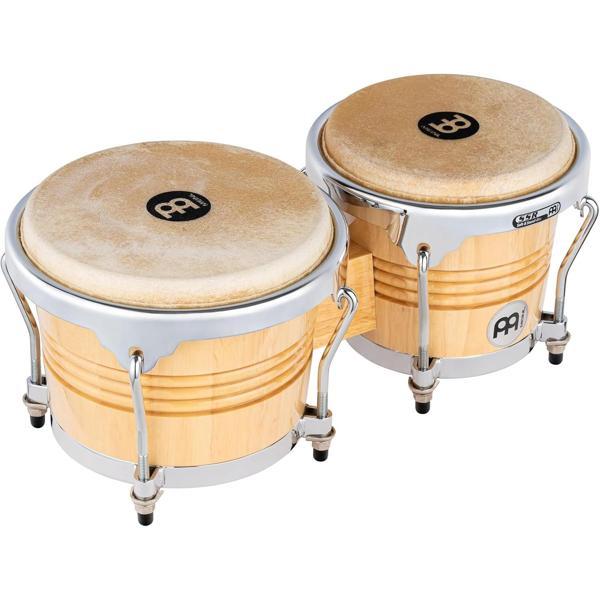 Meinl 6.75 - 8"  Bongo Set  (Wood Natural) - Image 1