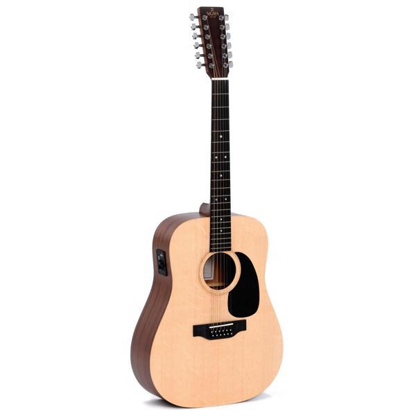 Sigma DM12E 12 Telli Elektro Akustik Gitar (Natural) - Image 1