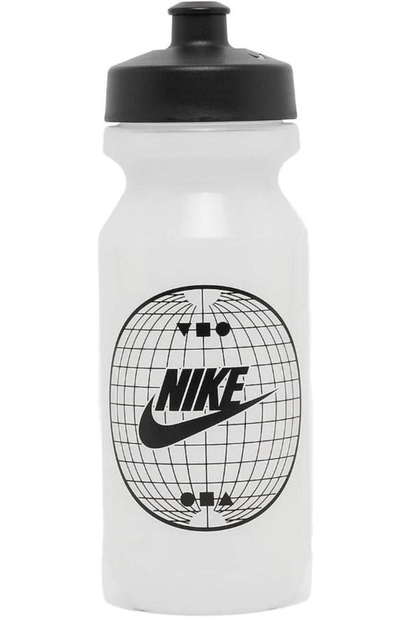 Nike Big Mouth Bottle 2.0 Unisex Grafik Su Şişesi 650ml 22oz Beyaz/Siyah - Image 1