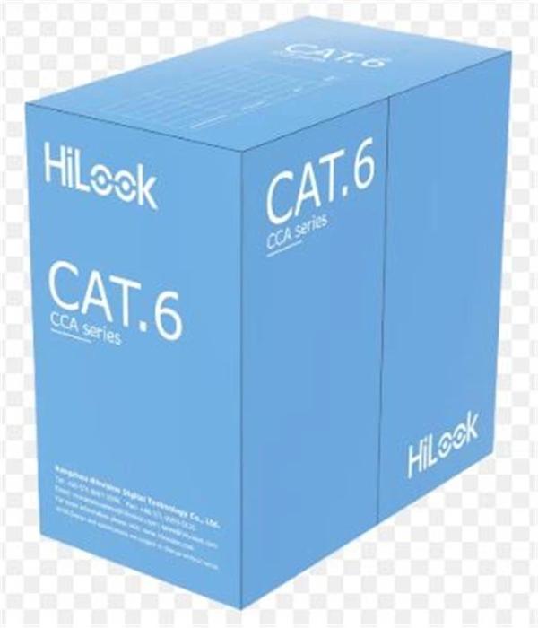 Hilook NC-1LN6UU-CCA CAT6 U-UTP 24 AWG 305 Metre  Ağ Kablosu, CCA, 0,57 mm - Image 1