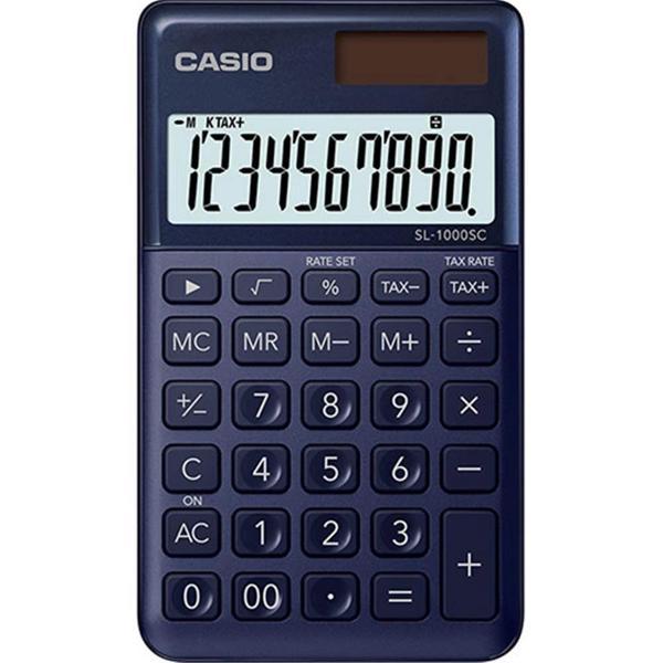 Casio SL-1000SC-NY Cep Tipi 10 Hane Lacivert Hesap Makinesi - Image 1