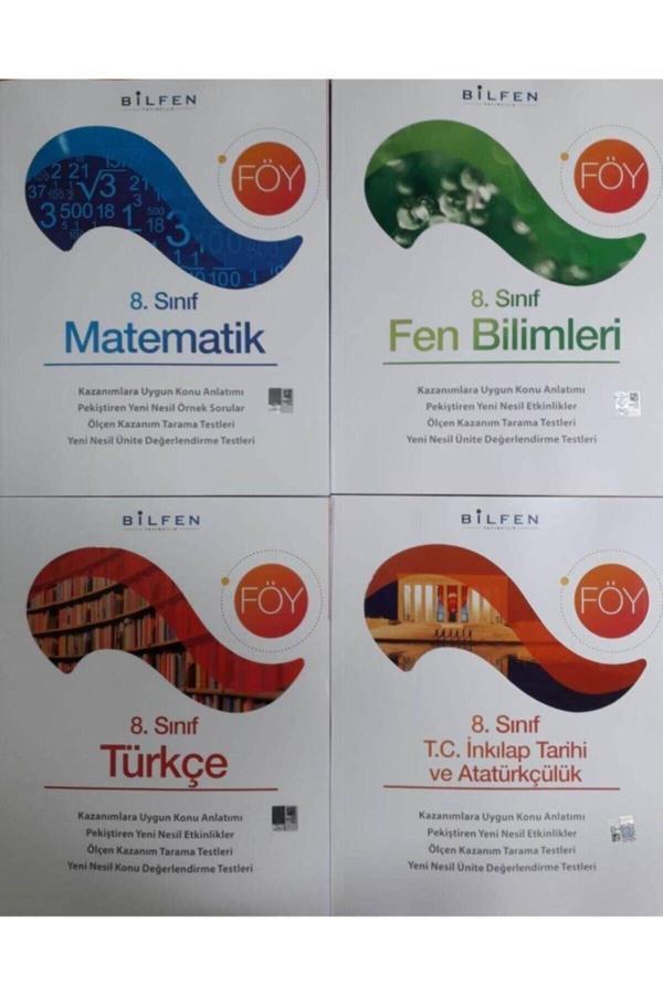 Bilfen Yayıncılık Bilfen 8.Sınıf Lgs Föy 4'Lü Konu Anlatımlı Set - Bilfen Yayınları - Image 1