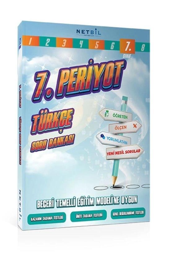 Netbil Yayınları 7.Sınıf Türkçe Periyot Soru Bankası Netbil Yayıncılık Yeni - Netbil Yayınları - Image 1