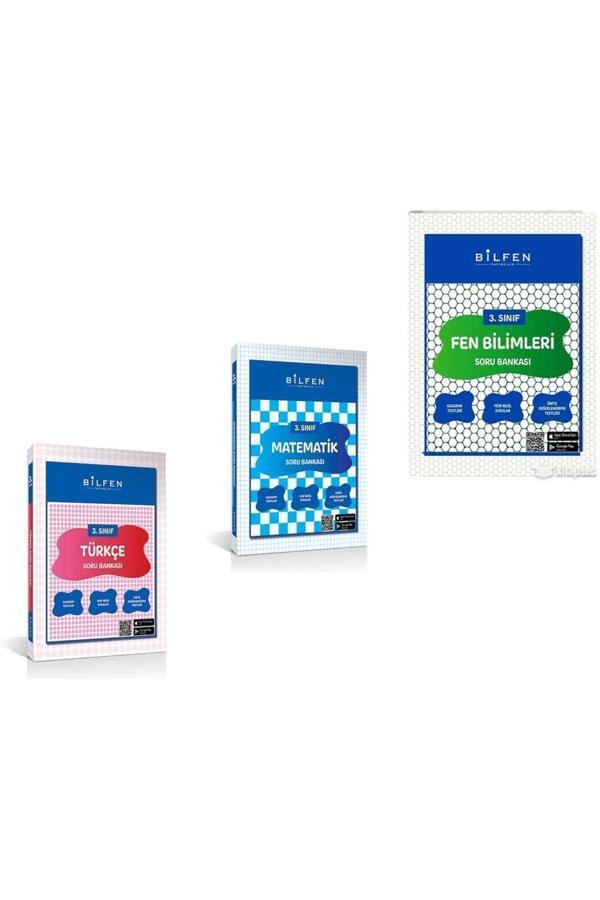 Bilfen Yayınları Bilfen 3.Sınıf Türkçe-Matematik-Fen Bilimlei Soru Bankası - Bilfen Yayınları - Image 1