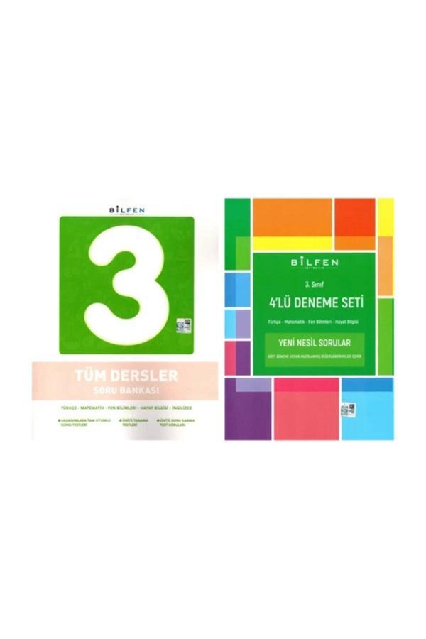 Bilfen Yayınları 3. Sınıf Tüm Dersler Soru Bankası + 4'Lü Deneme Seti - Bilfen Yayınları - Image 1
