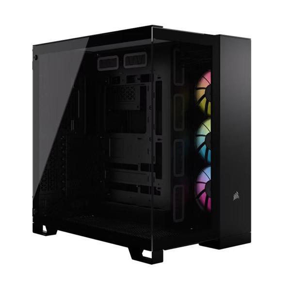 CORSAIR 6500X iCUE Link RGB Temperli Camlı Mid-Tower Siyah Bilgisayar Kasası-CC-9011269-WW - Image 1