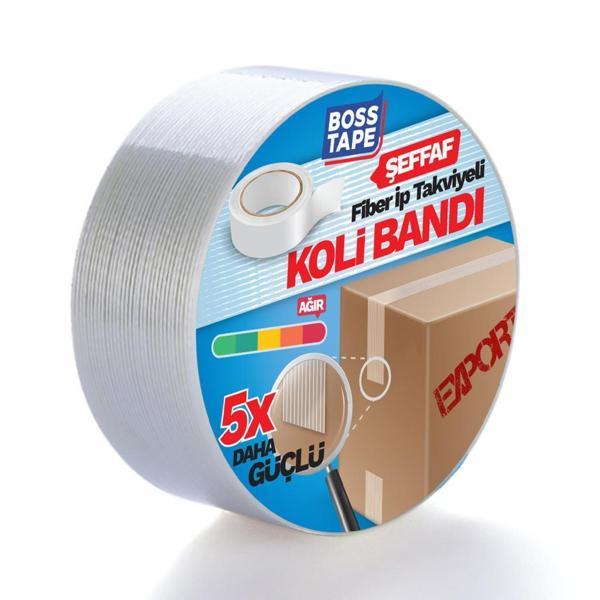 Lifli Koli Bandı Şeffaf 45mmX25mt  - Image 1