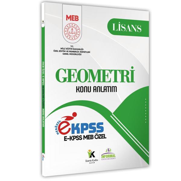2026 EKPSS Lisans GEOMETRİ MEB Özel Konu Anlatımı Kitabı (A4 Boyutlu Renkli Baskı) - İnformal Yayınları - Image 1