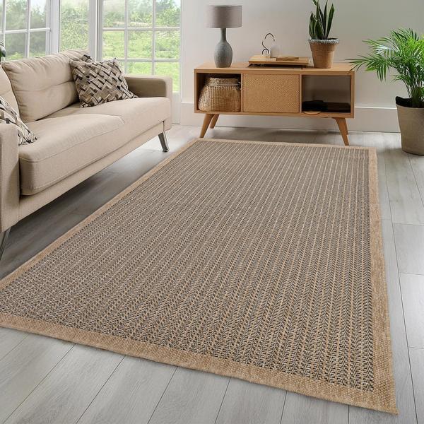 Avanos Modern Sisal Jüt Toz Vermez Balkon Bahçe Mutfak Dokuma Halı Kilim - Image 1
