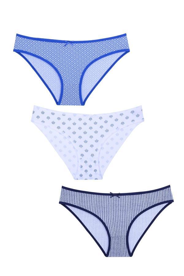 Pamuklu Esnek 3'lü Bato Külot | 26482 - Image 1