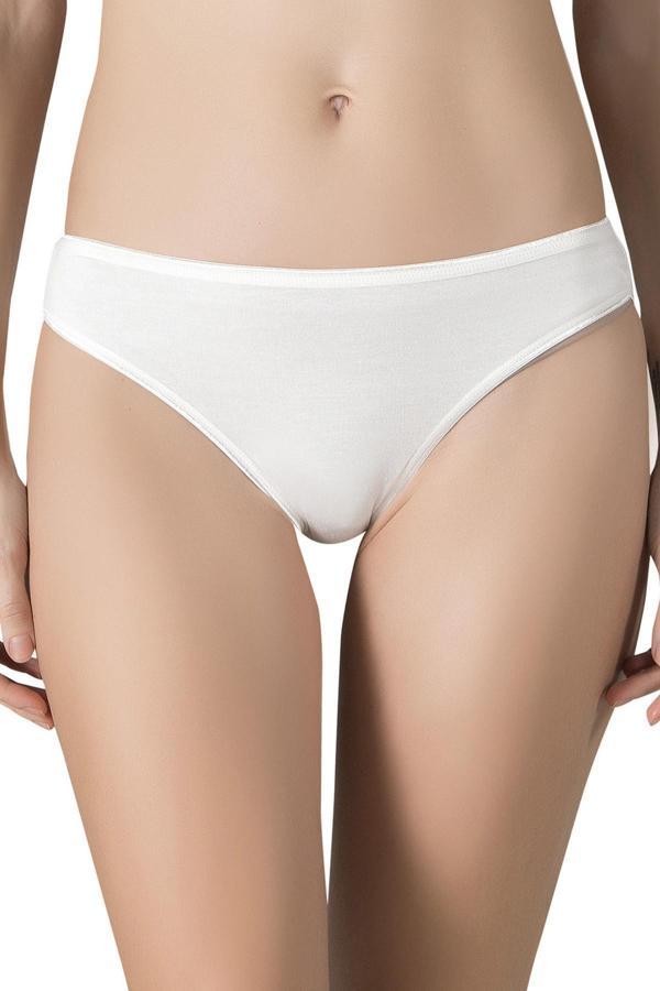  Kadın Viskon Slip Ekru | K23926 - Image 1