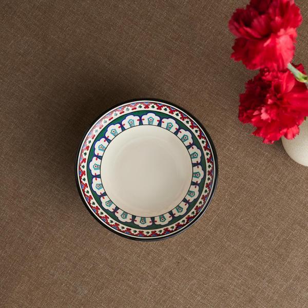 Karaca x Ömür Akkor İznik Çini Kase 16 cm - Image 1