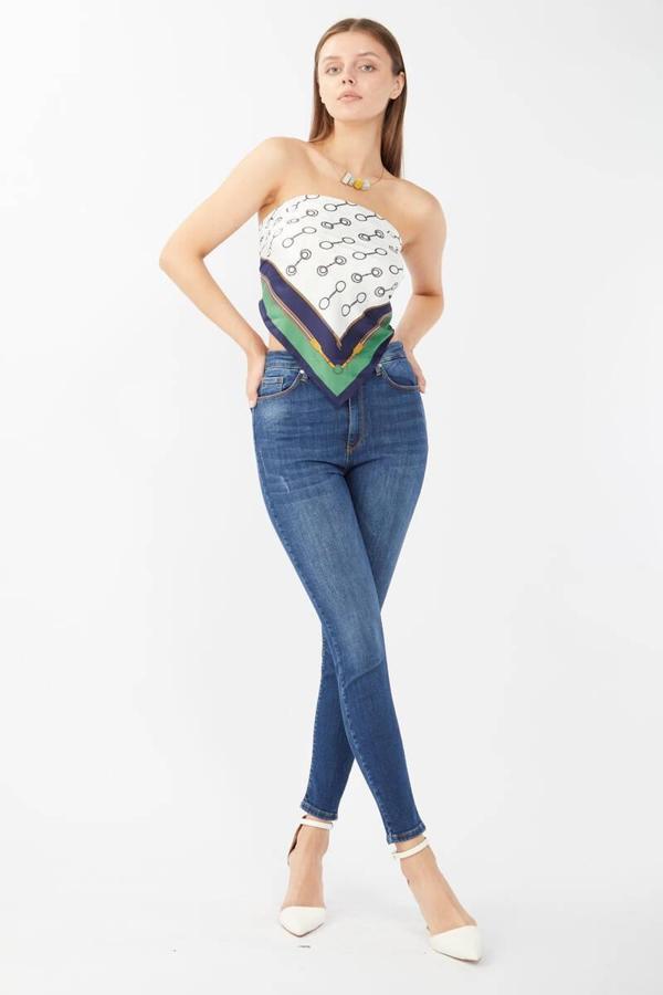 Kadın Süper Skinny Fit Jean Pantolon - Image 1