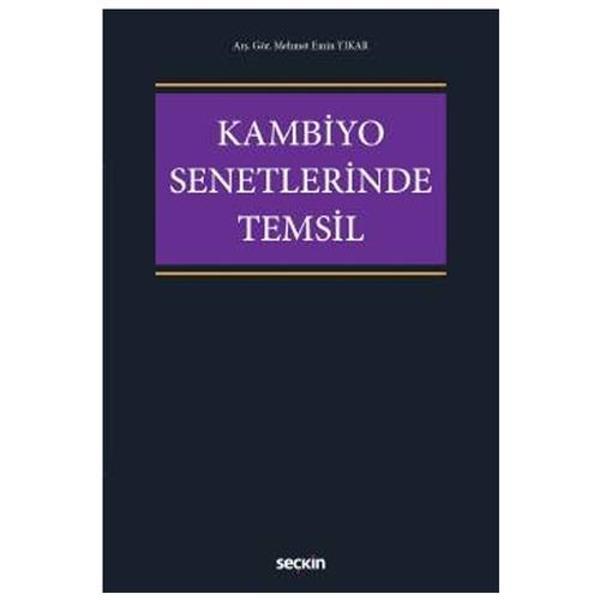 Kambiyo Senetlerinde Temsil Mehmet Emin Yıkar 2021/05 - Seçkin Yayıncılık - Image 1