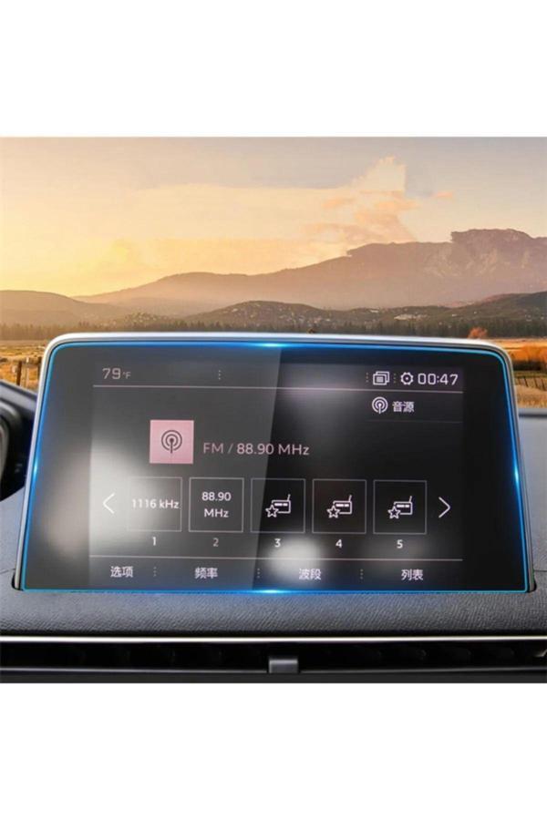 Zdn Case Peugeot 5008 2016-2020 Navigasyon Temperli Ekran Koruyucu - Image 1