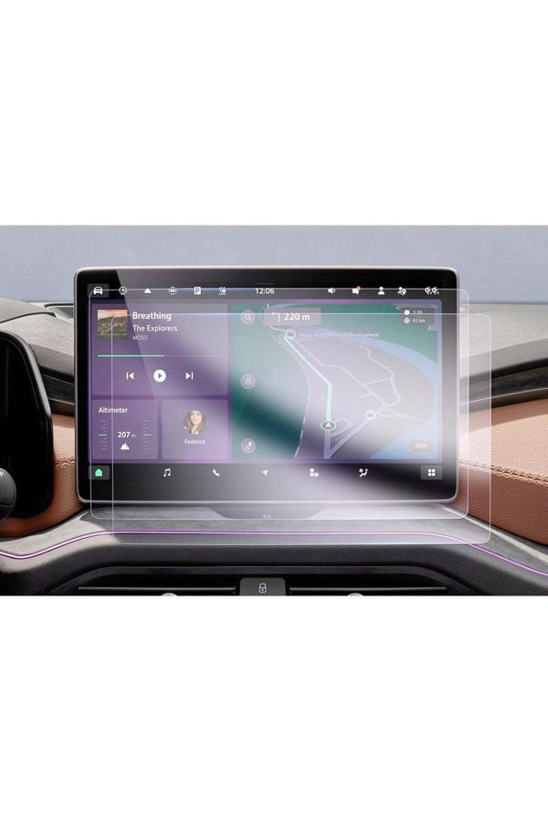 Zdn Case Skoda Superb 13 İnç Uyumlu Multimedya Navigasyon 9H Nano Ekran Koruyucu - Image 1