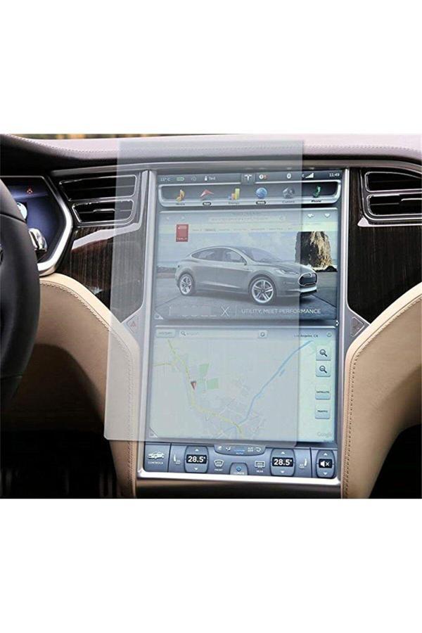 Zdn Case Tesla Model X Uyumlu 17 İnç Multimedya Navigasyon Nano Ekran Koruyucu - Image 1