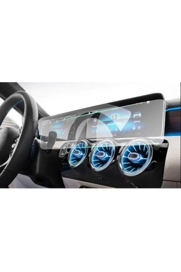 Zdn Case Mercedes A200 Navigasyon Ve Bilgi Ekranı Ve Dijital Gösterge Ekran Nano Koruyucu Film 2022-2023 - Image 1