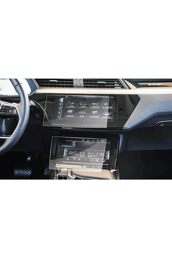 Zdn Case Audi A6 Navigasyon Ve Alt Kontrol Paneli 9H Nano Ekran Koruyucu 2019-2023 - Image 1