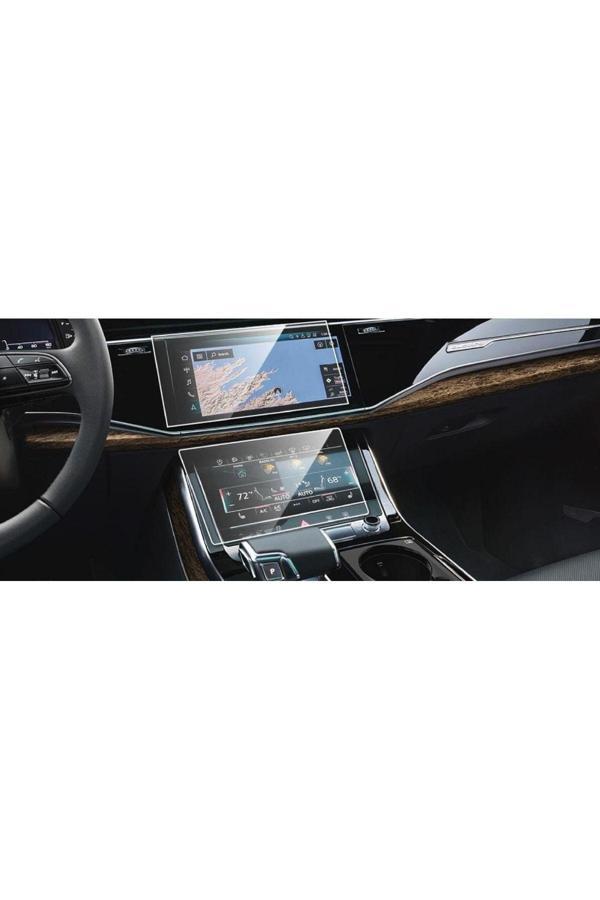 Zdn Case Audi Q7 2020-2023 Multimedya Çift Nano Ekran Koruyucu Navigasyon Ekran Koruyucu - Image 1