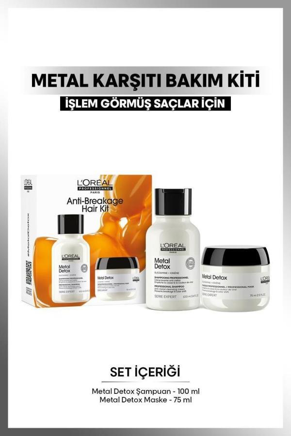 Loreal Professionnel Serie Expert Metal Detox Mini Duo Kit 100+75 ML - Image 1