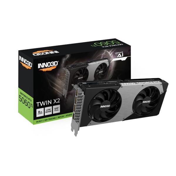 Inno3D RTX 5060 TI Twin X2 N506T2-08D7-193075N 128 Bit GDDR7 8 GB Ekran Kartı - Image 1