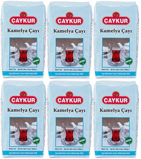 Çaykur Kamelya Çayı Siyah Çay 6x1 Kg - Image 1