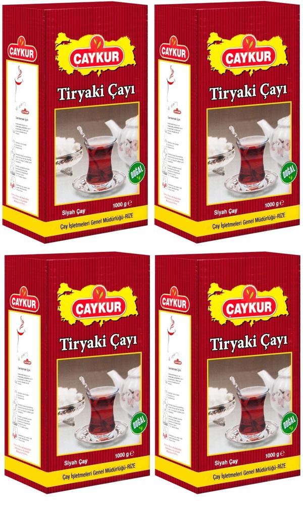Çaykur Tiryaki Çayı Siyah Çay 4x1 Kg - Image 1