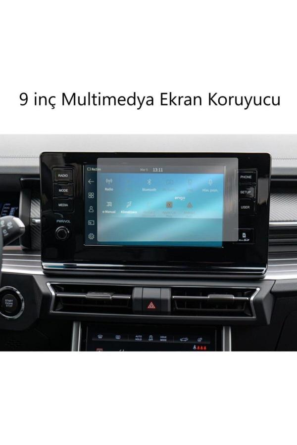 Zdn Case Ssangyong Torres Multimedya Ekranı Uyumlu 9H Nano Ekran Koruyucu - Image 1