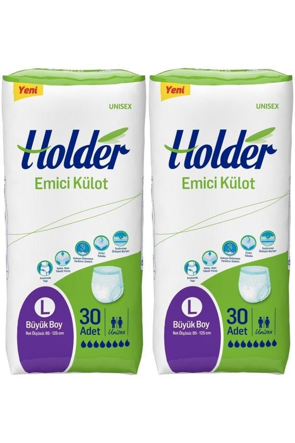 Holder Emici Külot Hasta Bezi Large Büyük 60 Adet - Image 1