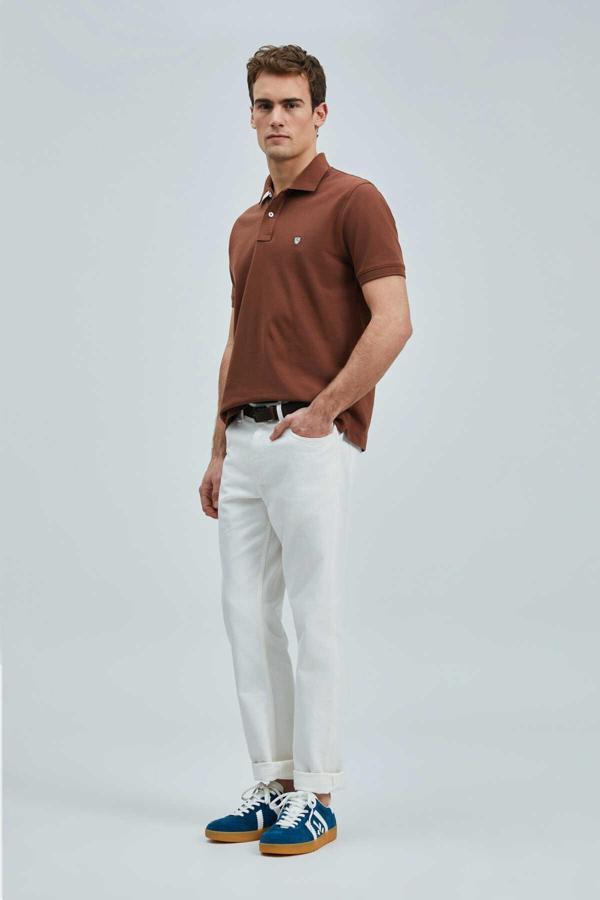 Laon Smart Erkek Polo Tişört Kiremit - Image 1