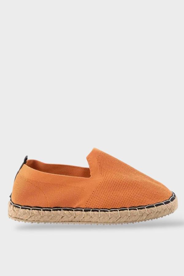 Unisex El Yapımı Triko Espadril TURUNCU - Image 1