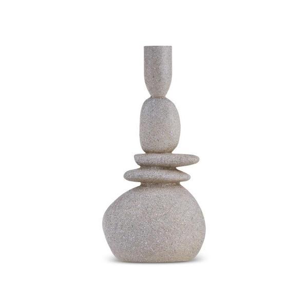 Karaca Alba Taş Şamdan Bej 9,6x6x19,5 cm - Image 1