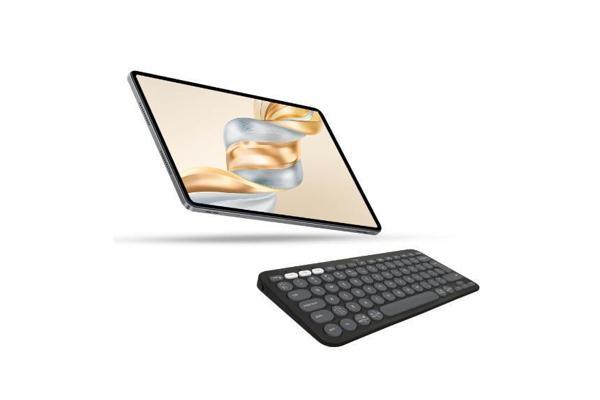 HONOR Pad X9A 8GB 256GB Wi-Fi 11.5 IPS Uzay Gri Tablet + Logitech Pebble Keys 2 K380s Bluetooth Klavye 920-011859 - Image 1